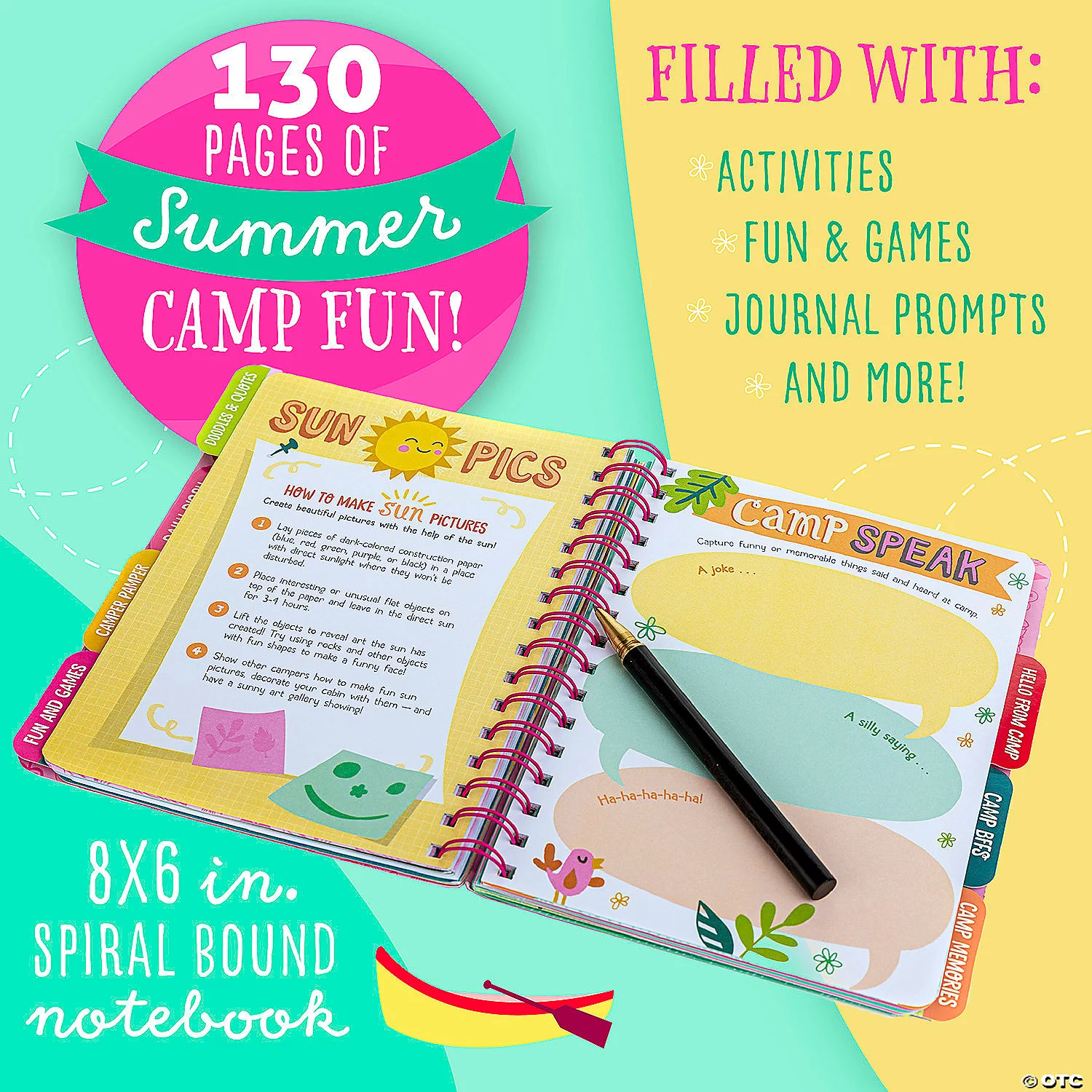 MW Summer Camp Journal For Girls 4 MW Summer Camp Journal For Girls - Image 2