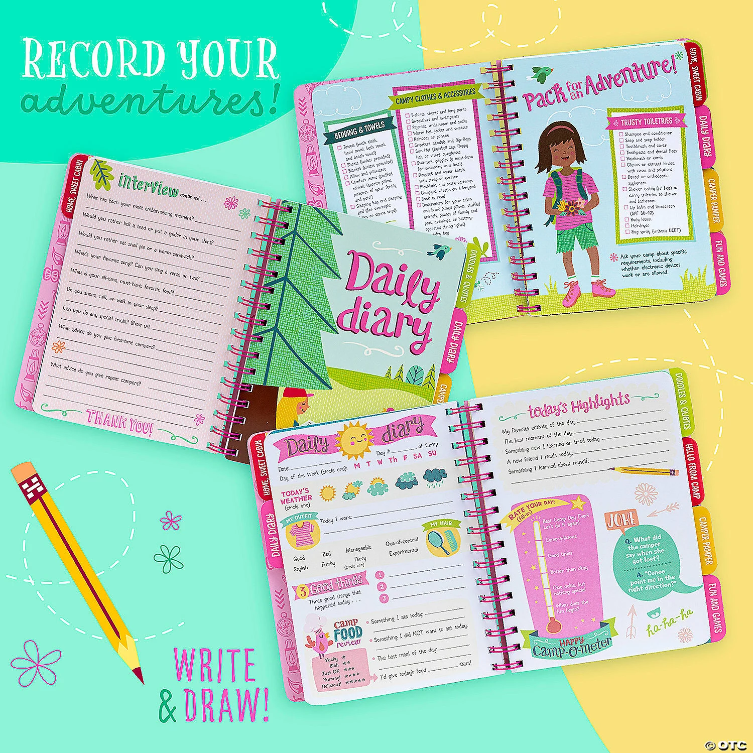 MW Summer Camp Journal For Girls 5 MW Summer Camp Journal For Girls - Image 3
