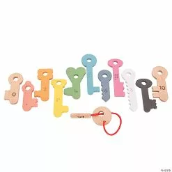 MW Tickit Rainbow Wooden Keys, Set Of 11 -Creative Activities Sales tickit rainbow wooden keys set of 1114272167 a05