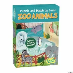 MW Zoo Animal Puzzle & Match Up Game